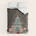 Enchanted Winter Glasshouse Filled with Festive Delights Comforter Gallery Image 6