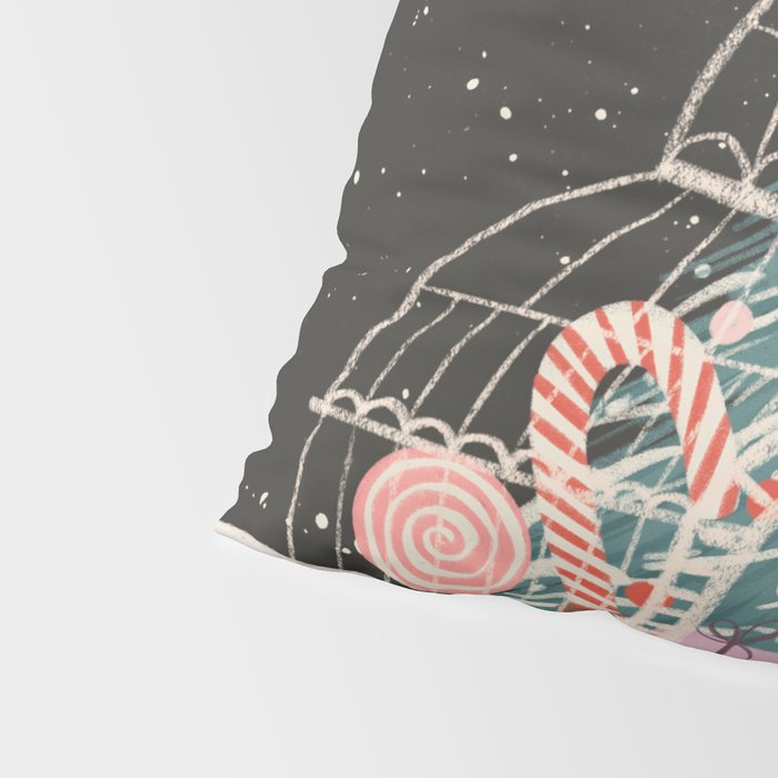 Enchanted Winter Glasshouse Filled with Festive Delights Pillow Sham Gallery Image 4