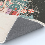 Enchanted Winter Glasshouse Filled with Festive Delights Rug Gallery Image 4