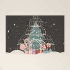 Enchanted Winter Glasshouse Filled with Festive Delights Welcome Mat Gallery Image 1