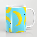 Big fruit Banana with 'Peel the love' typographic pun Coffee Mug Gallery Image 1