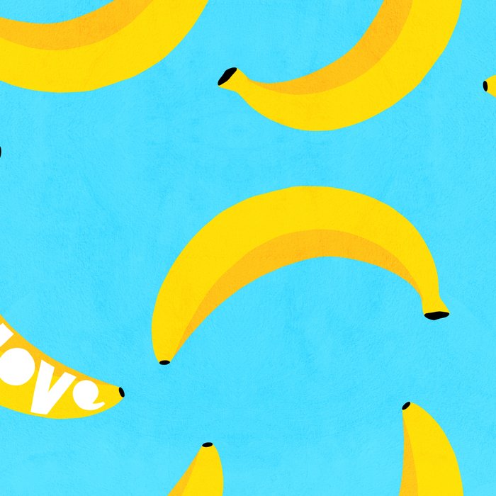 Big fruit Banana with 'Peel the love' typographic pun Coffee Mug Gallery Image 2