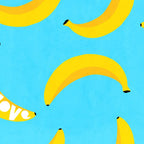 Big fruit Banana with 'Peel the love' typographic pun Coffee Mug Gallery Image 2