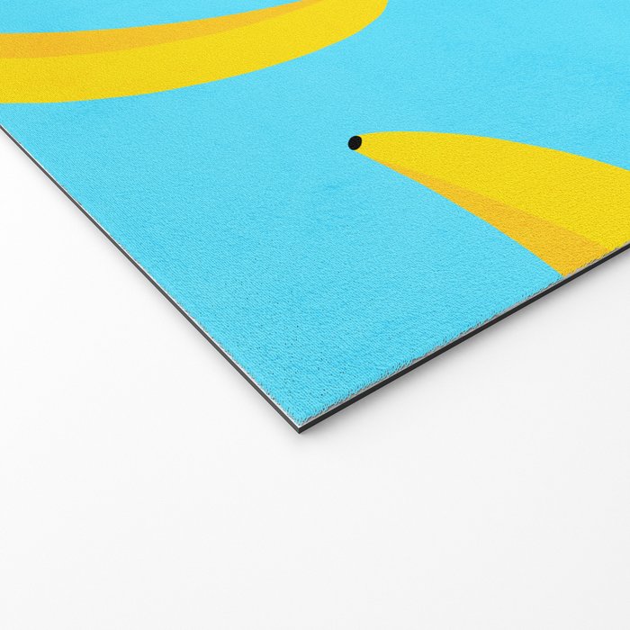 Big fruit Banana with 'Peel the love' typographic pun Welcome Mat Gallery Image 2