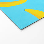 Big fruit Banana with 'Peel the love' typographic pun Welcome Mat Gallery Image 2