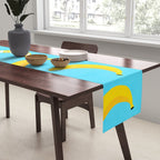 Big fruit Banana with 'Peel the love' typographic pun Table Runner Gallery Image 2