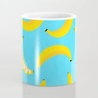 Big fruit Banana with 'Peel the love' typographic pun Coffee Mug Gallery Image 4