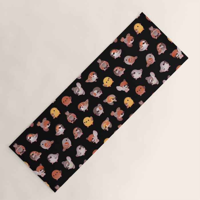 Sparrow - dark Yoga Mat Gallery Image 1