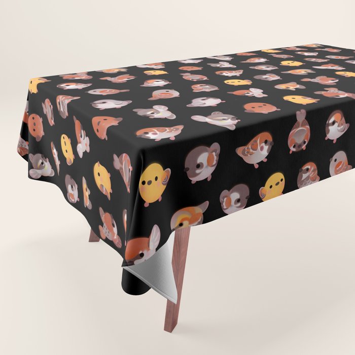 Sparrow - dark Tablecloth Gallery Image 1