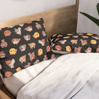 Sparrow - dark Pillow Sham Gallery Image 2