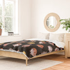 Sparrow - dark Duvet Cover Gallery Image 2