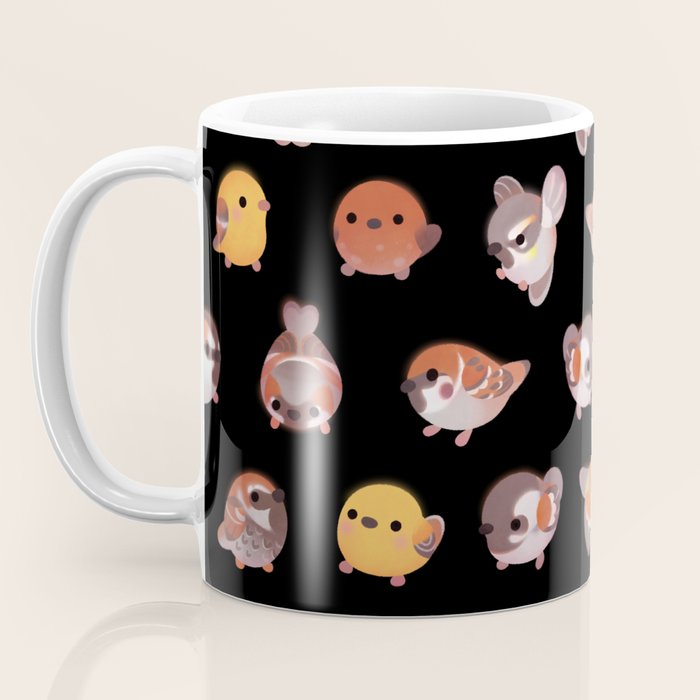 Sparrow - dark Coffee Mug Gallery Image 3