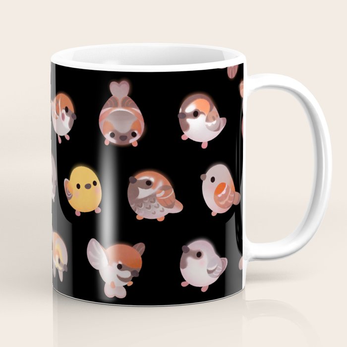 Sparrow - dark Coffee Mug Gallery Image 1