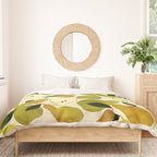 mediterranean pears watercolor Duvet Cover Gallery Image 3