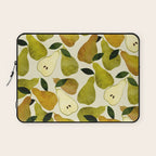 mediterranean pears watercolor Laptop Sleeve Gallery Image 1