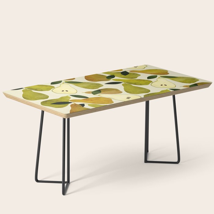 mediterranean pears watercolor Coffee Table Gallery Image 1