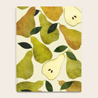 mediterranean pears watercolor Notebook Gallery Image 4