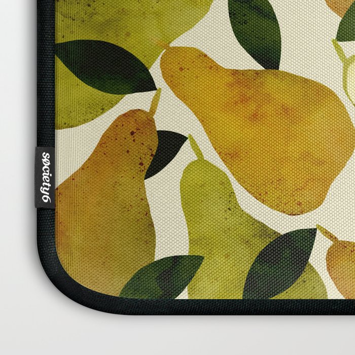 mediterranean pears watercolor Laptop Sleeve Gallery Image 3
