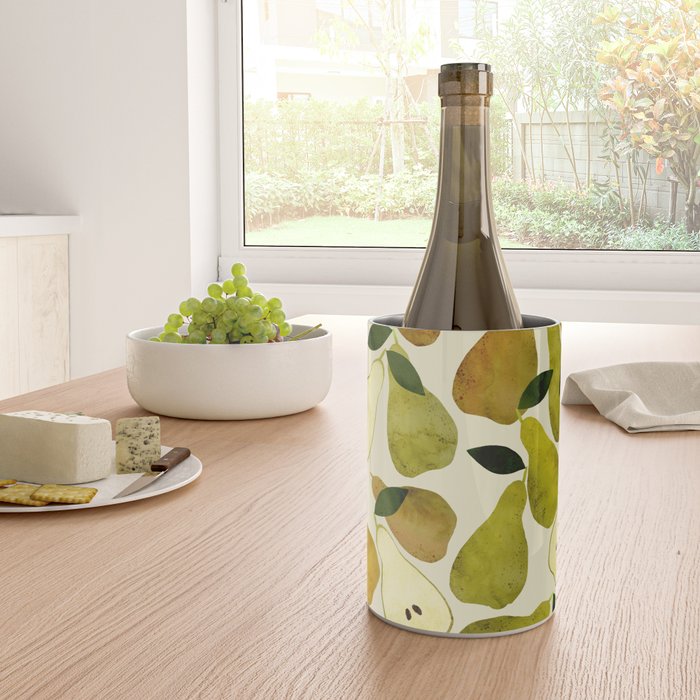 mediterranean pears watercolor Wine Chiller Gallery Image 4