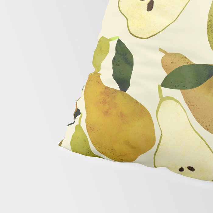 mediterranean pears watercolor Pillow Sham Gallery Image 4