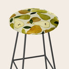 mediterranean pears watercolor Stool Gallery Image 2