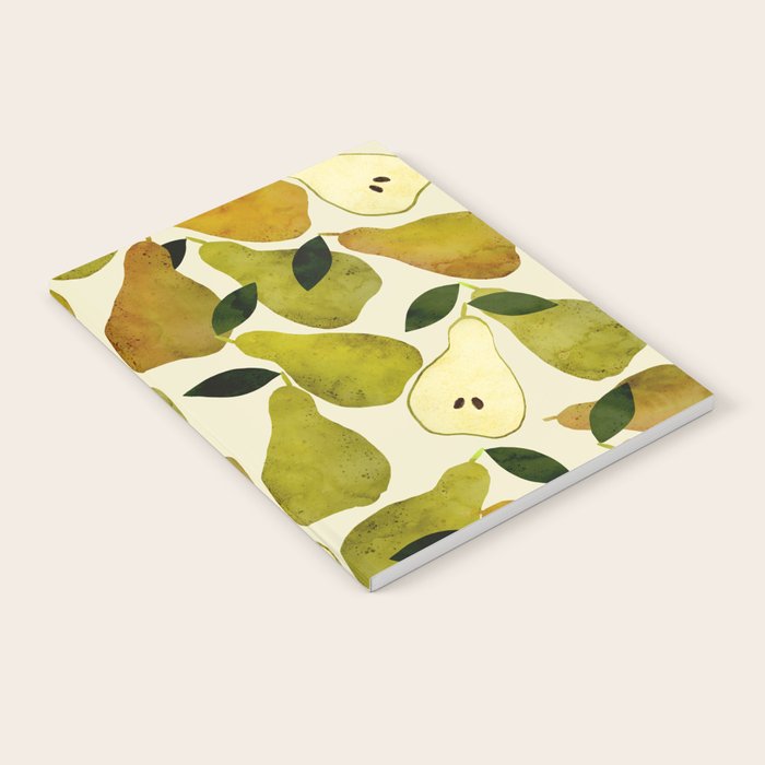 mediterranean pears watercolor Notebook Gallery Image 1