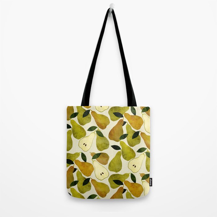mediterranean pears watercolor Tote Bag Gallery Image 2