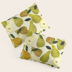 mediterranean pears watercolor Pillow Sham Gallery Image 3