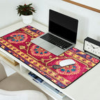 Mughal North Indian Late 17th Century Silk Carpet Print Desk Mat Gallery Image 2