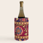 Mughal North Indian Late 17th Century Silk Carpet Print Wine Chiller Gallery Image 2