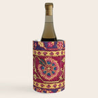 Mughal North Indian Late 17th Century Silk Carpet Print Wine Chiller Gallery Image 1
