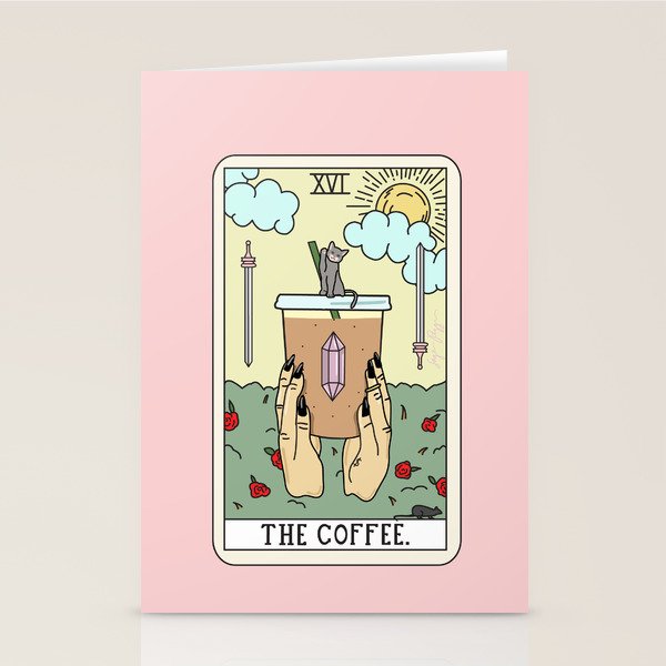 COFFEE READING Stationery Card Gallery Image 2