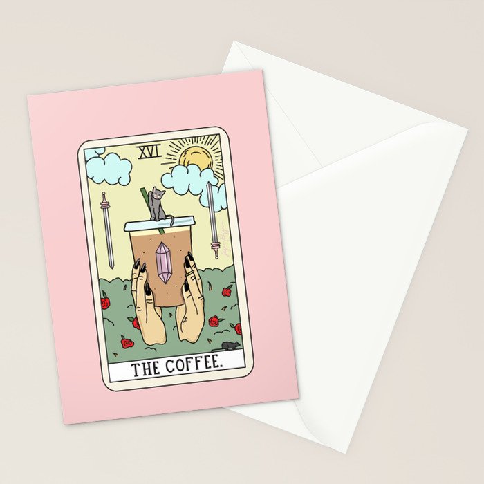 COFFEE READING Stationery Card Gallery Image 2