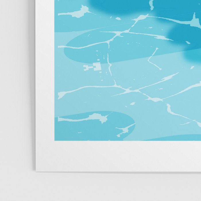 Vay-K - abstract memphis throwback poolside swim team palm springs vacation socal pool hang Poster Gallery Image 3