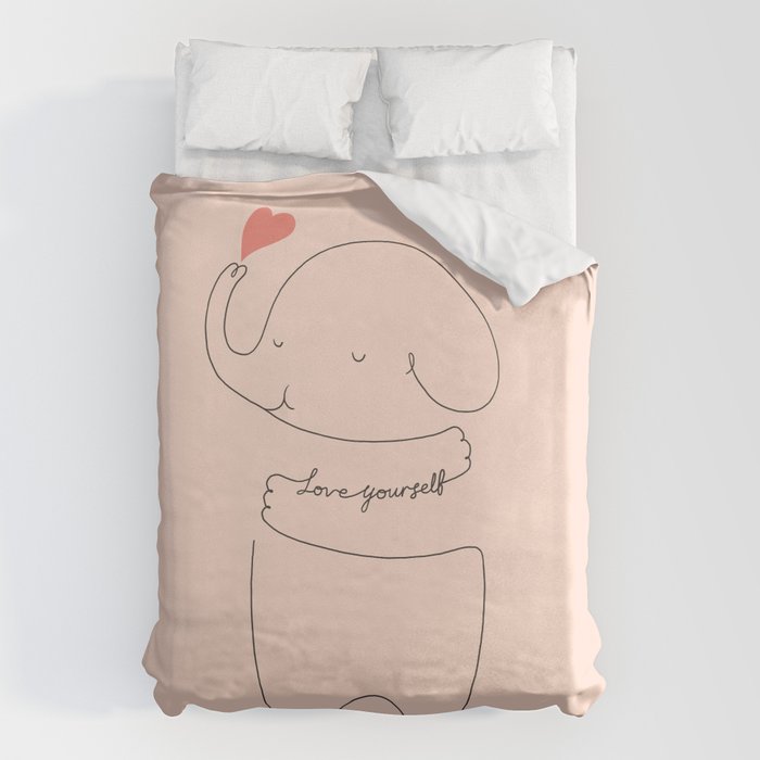 Love Yourself Ele 2 Duvet Cover Gallery Image 6