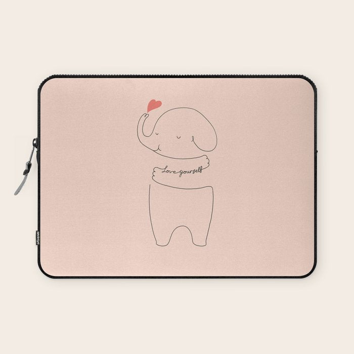 Love Yourself Ele 2 Laptop Sleeve Gallery Image 1