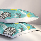 Island Tiki Aqua Pillow Sham Gallery Image 3