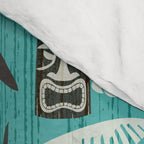 Island Tiki Aqua Comforter Gallery Image 4