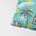 Island Tiki Aqua Pillow Sham Gallery Image 4