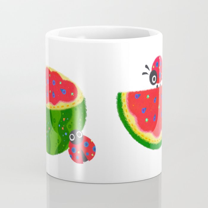 Watermelon&ladybug Coffee Mug Gallery Image 4