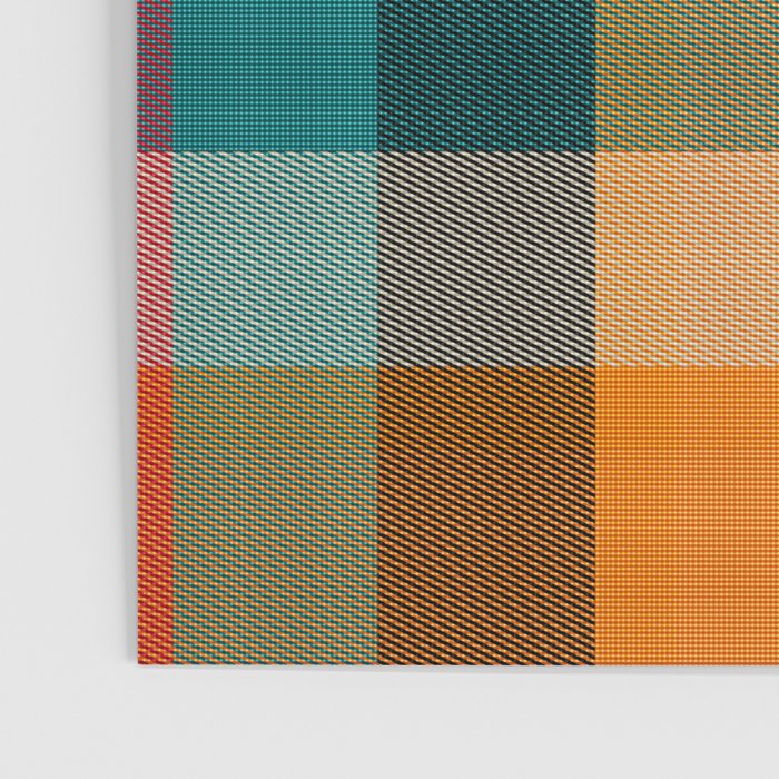 Rainbow Plaid 1 Poster Gallery Image 3