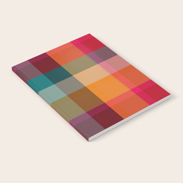 Rainbow Plaid 1 Notebook Gallery Image 2