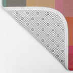 Rainbow Plaid 1 Bath Mat Gallery Image 2
