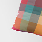 Rainbow Plaid 1 Pillow Sham Gallery Image 4