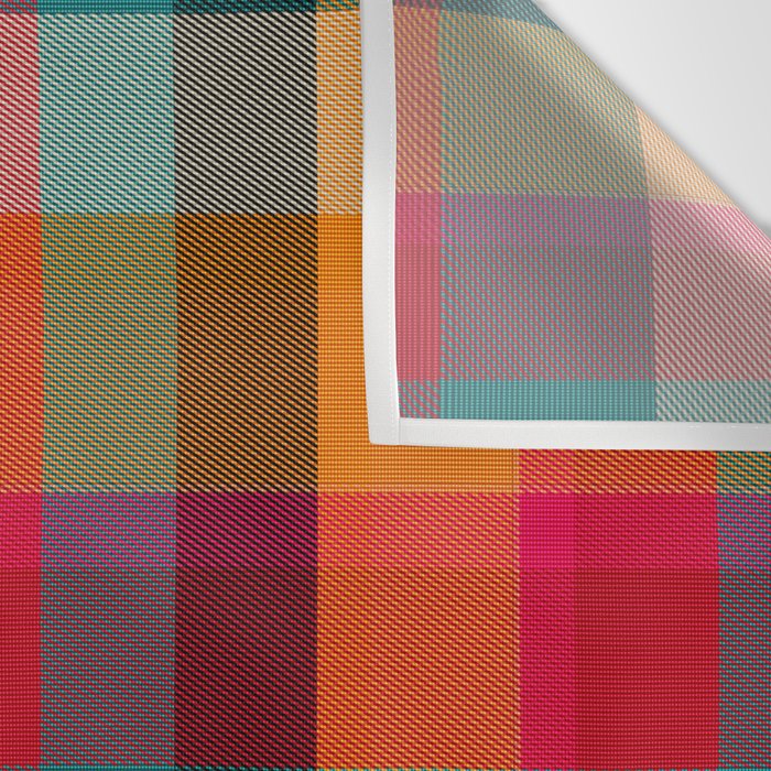 Rainbow Plaid 1 Wall Tapestry Gallery Image 3