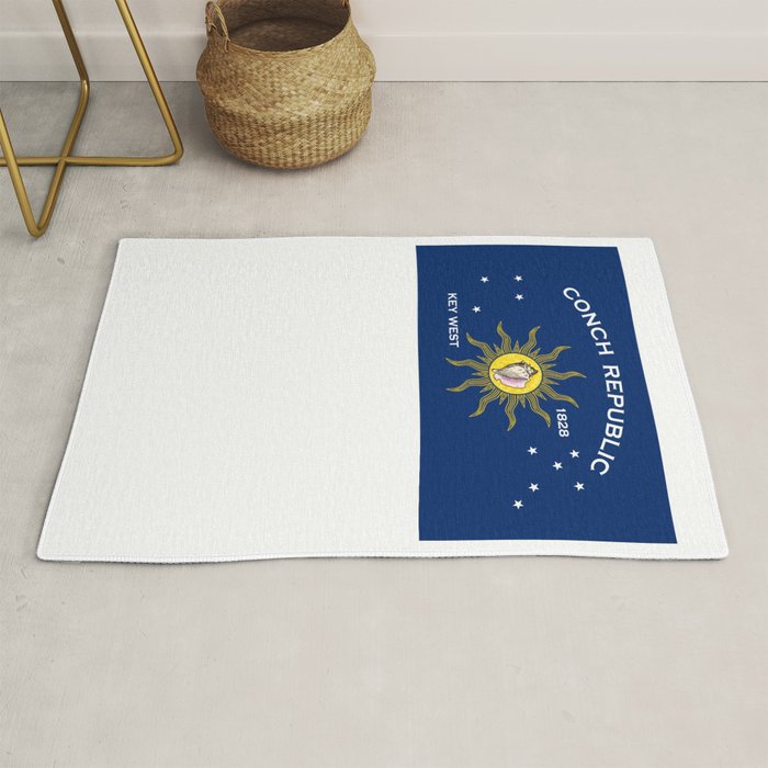 Conch Republic Flag Rug Gallery Image 1