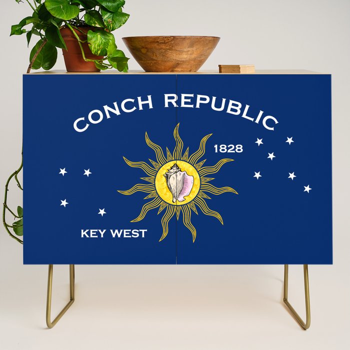 Conch Republic Flag Credenza Gallery Image 1