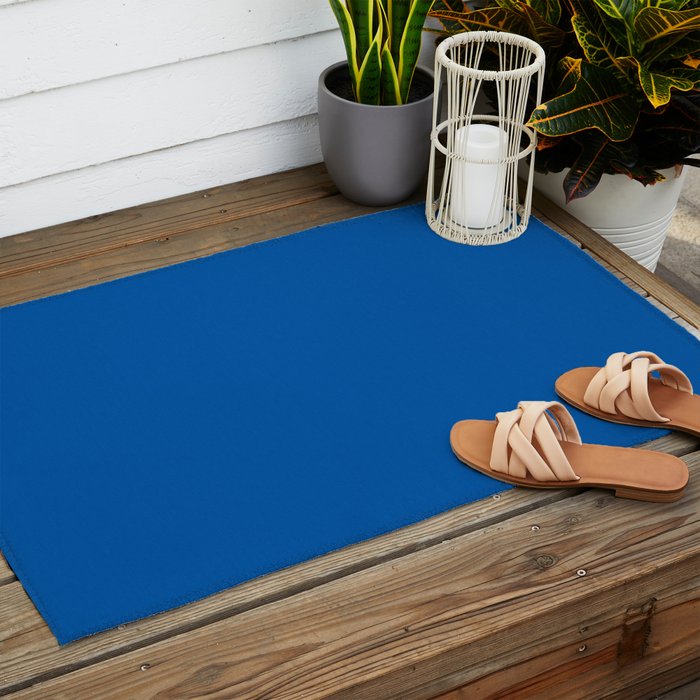 Sapphire Blue Outdoor Rug Gallery Image 2