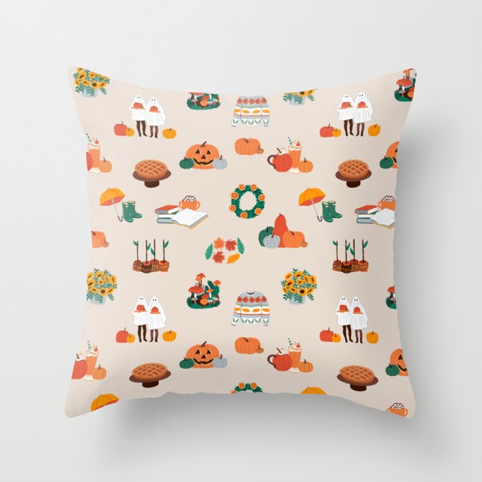 Fall Favorites Throw Pillow Gallery Image 1