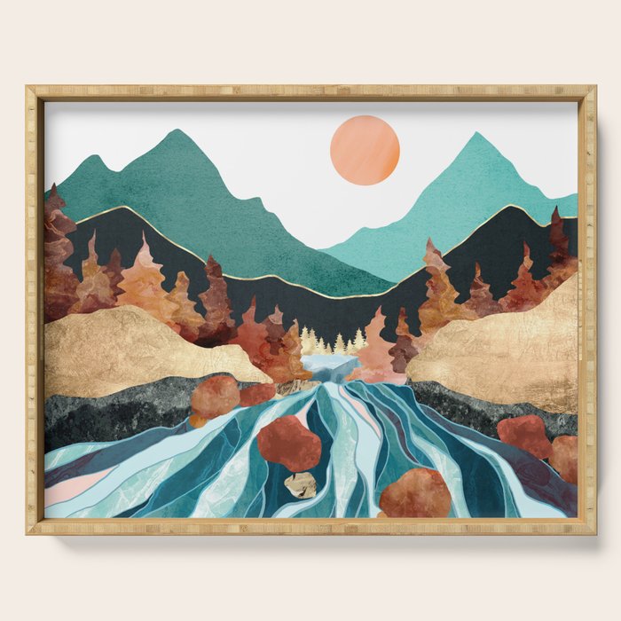 Blue River Serving Tray Gallery Image 1